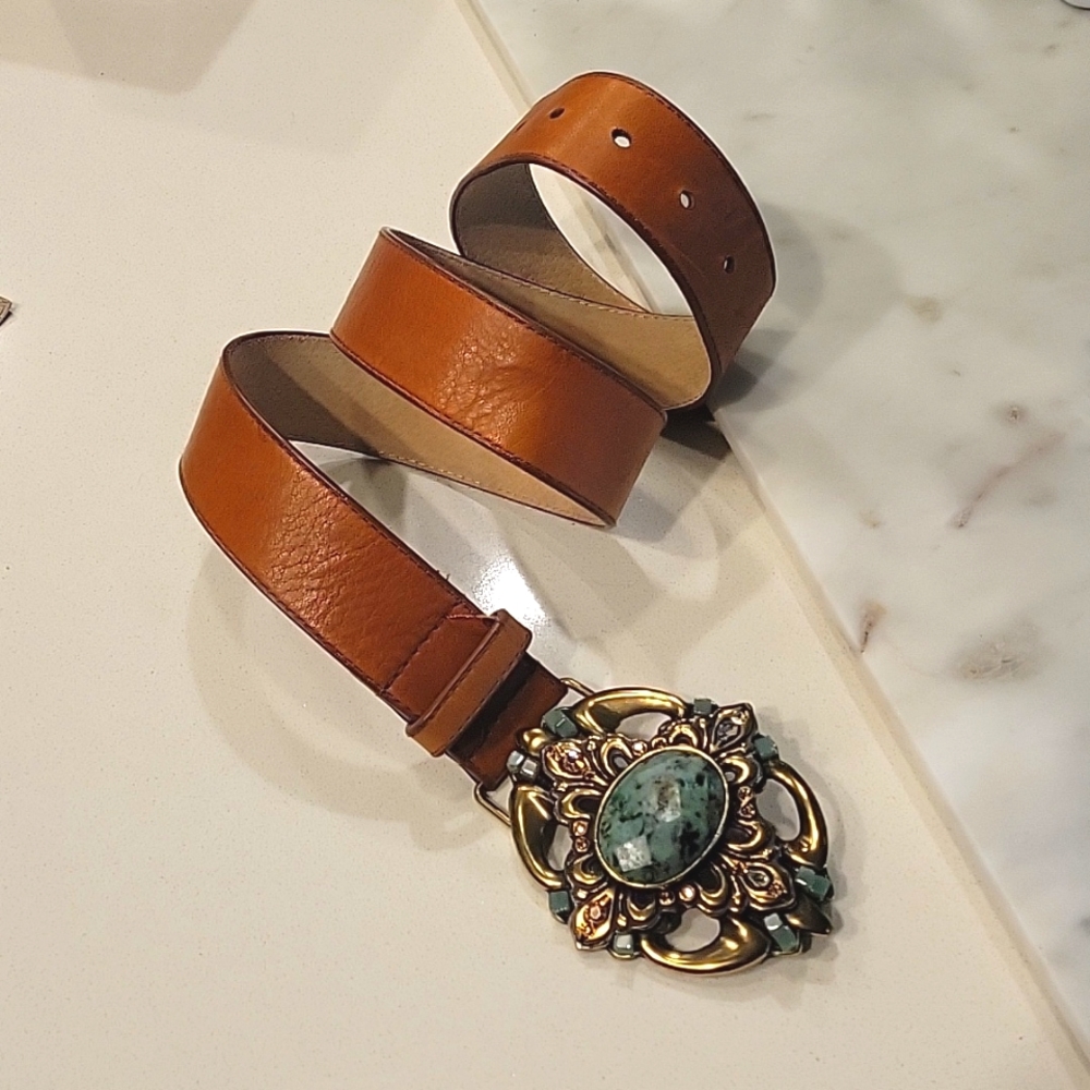 Brown Leather Belt